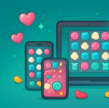 Candy themed illustration